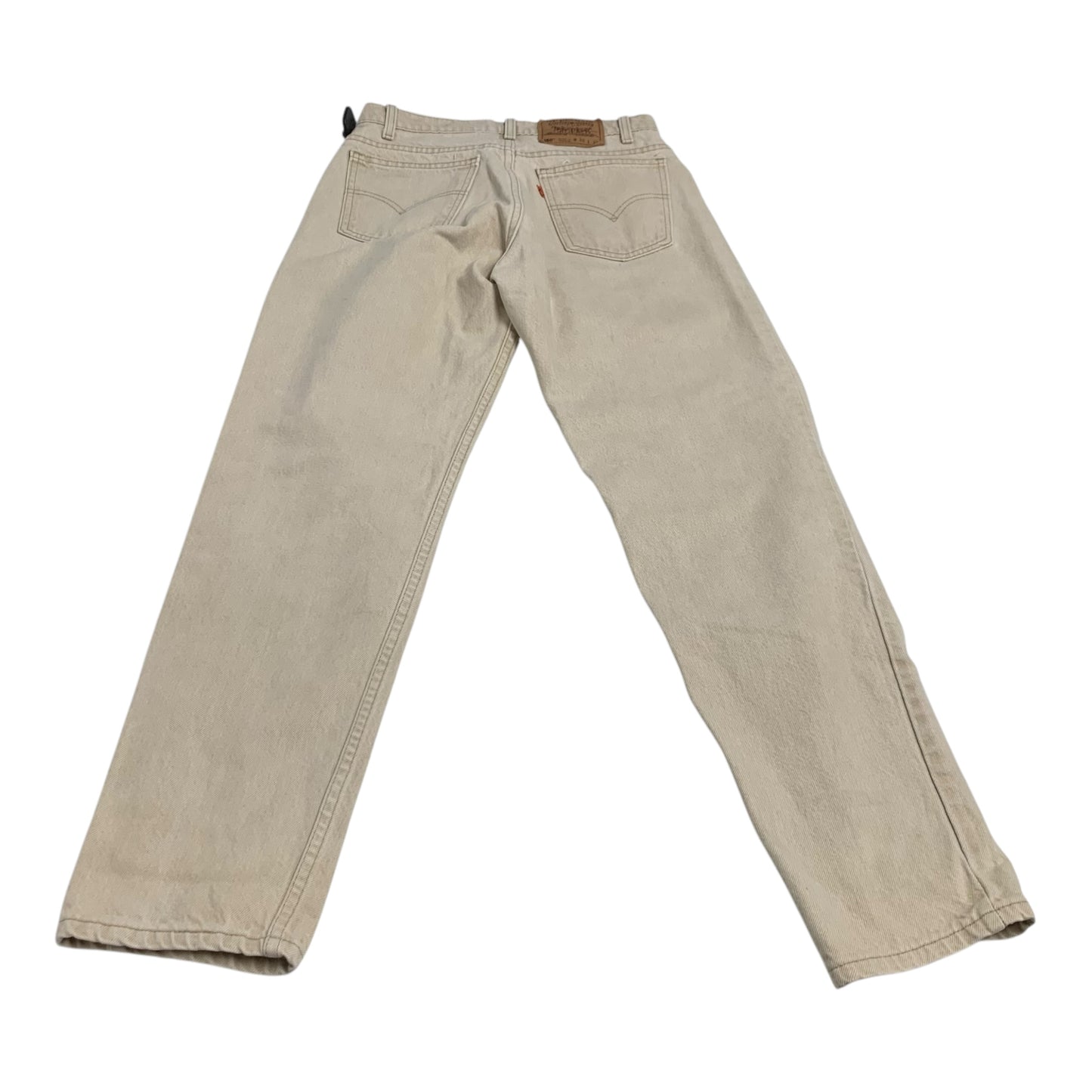 Jeans Straight By Levis In Tan, Size: 10