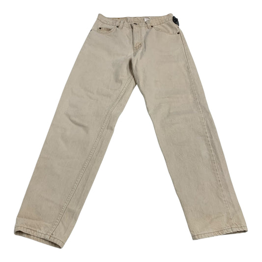 Jeans Straight By Levis In Tan, Size: 10