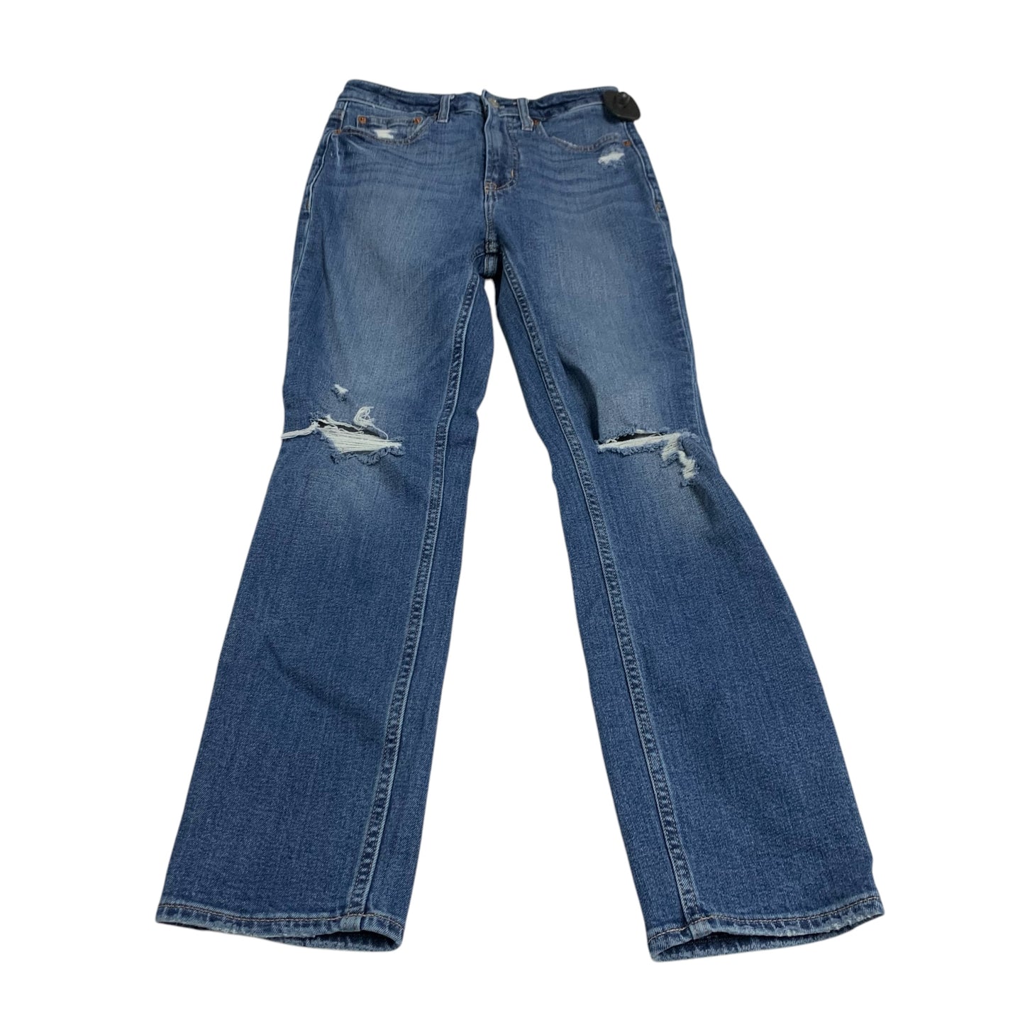 Jeans Straight By Gap In Blue Denim, Size: 2