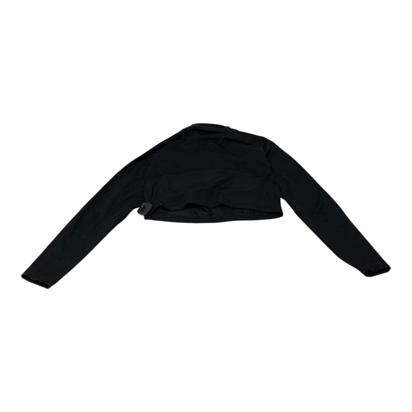 Athletic Top Long Sleeve Collar By Flx In Black, Size: Xs