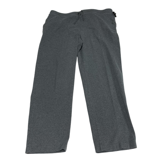 Athletic Pants By Karen Scott In Grey, Size: Xlp