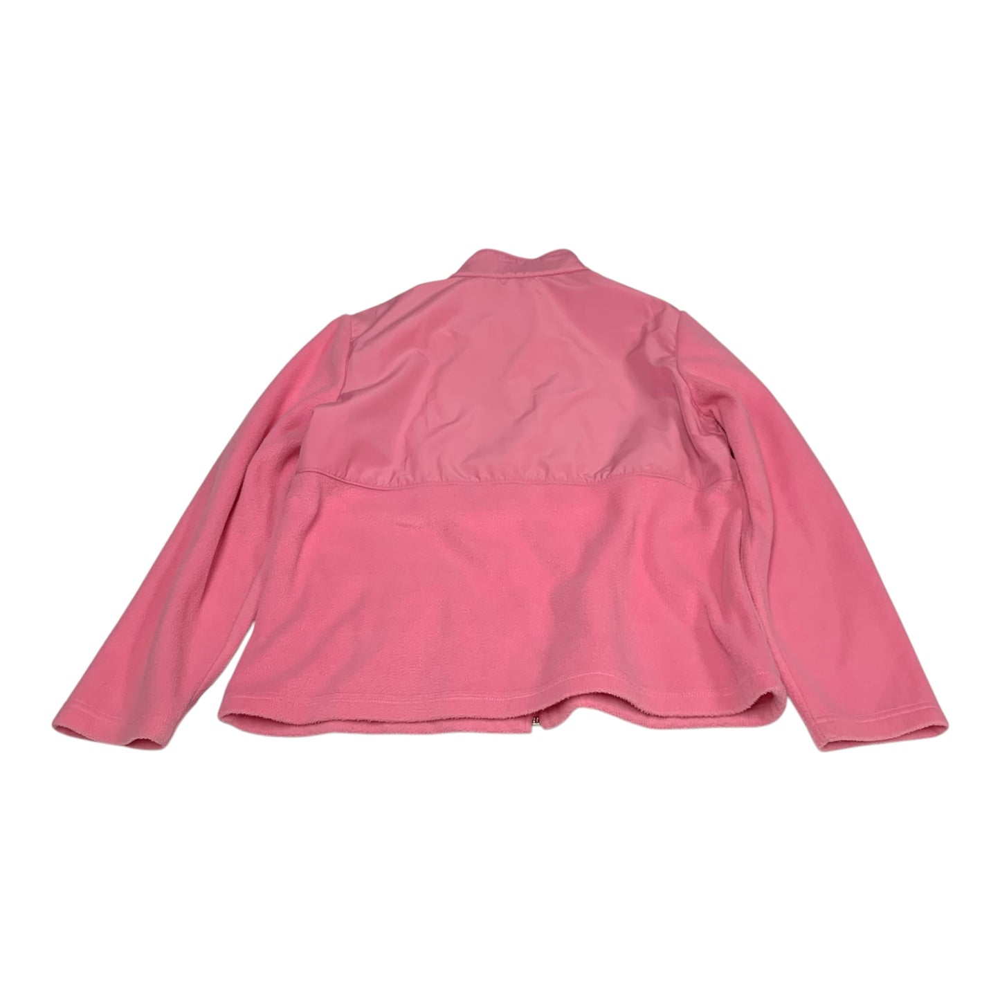 Jacket Fleece By Kim Rogers In Pink, Size: L