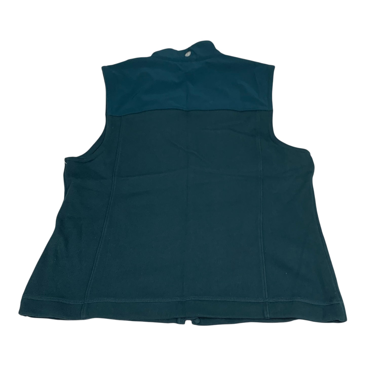 Vest Fleece By Talbots In Teal, Size: Xl