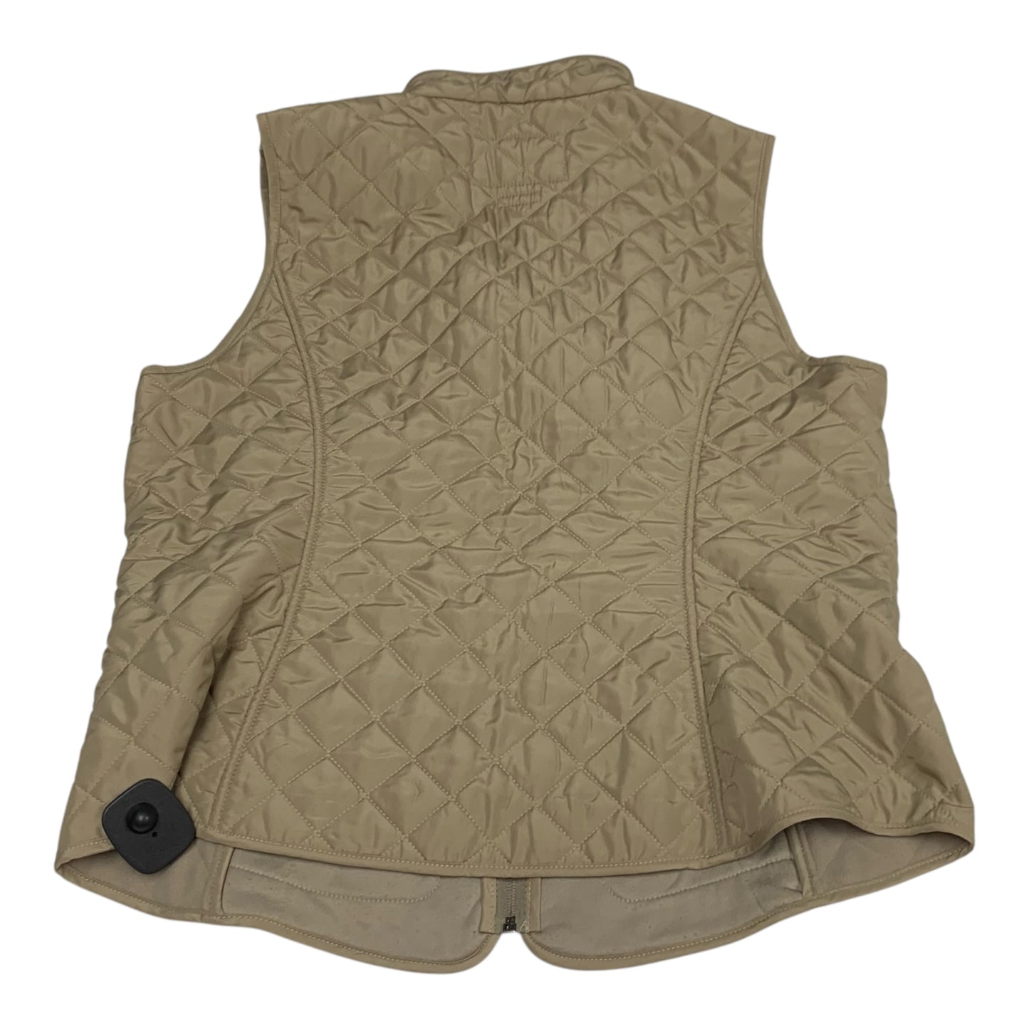 Vest Puffer & Quilted By Van Heusen In Tan, Size: L