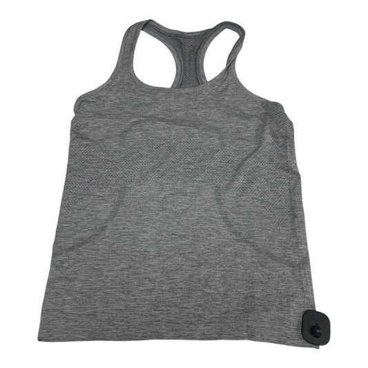 Athletic Tank Top By Lululemon In Grey, Size: M