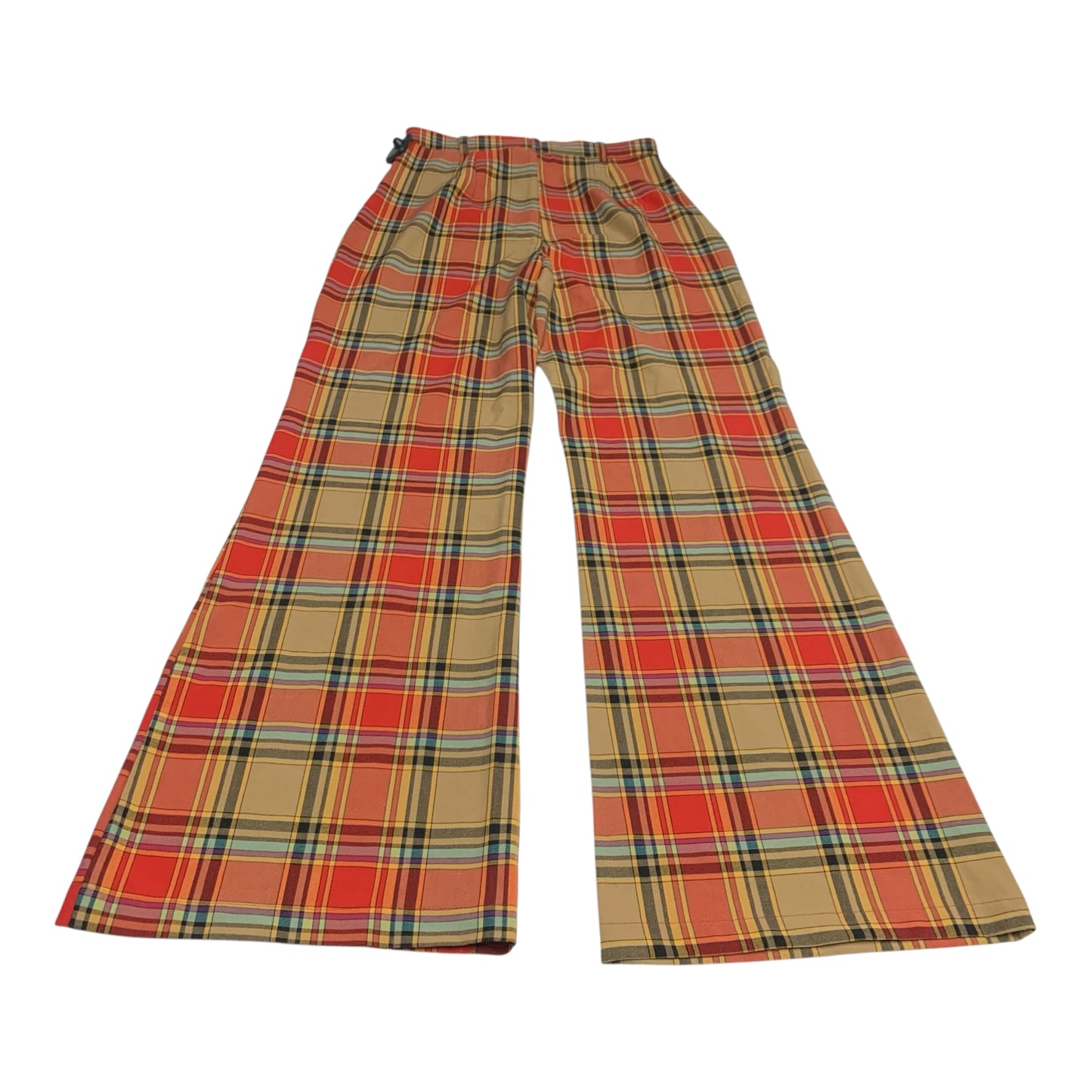 Pants Wide Leg By Free People In Plaid Pattern, Size: 6