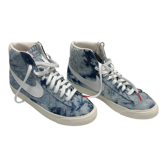 Shoes Sneakers By Nike In Blue Denim, Size: 9.5