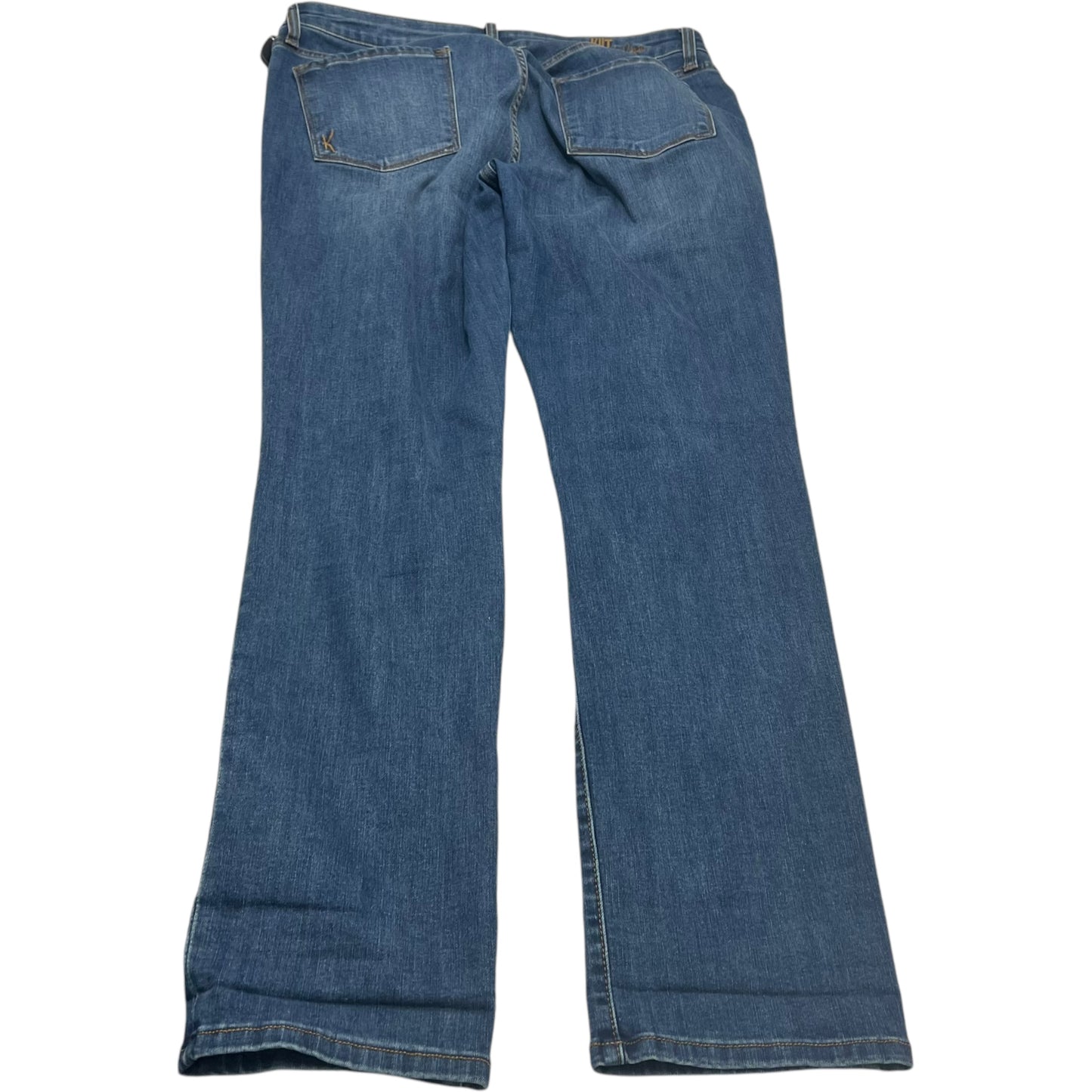 Jeans Straight By Kut In Blue Denim, Size: 10