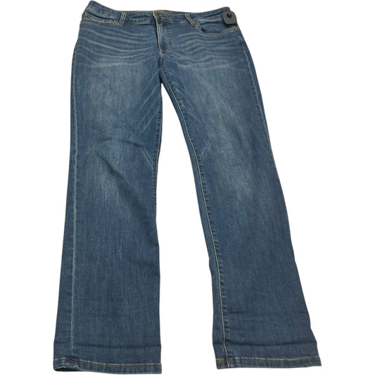 Jeans Straight By Kut In Blue Denim, Size: 10