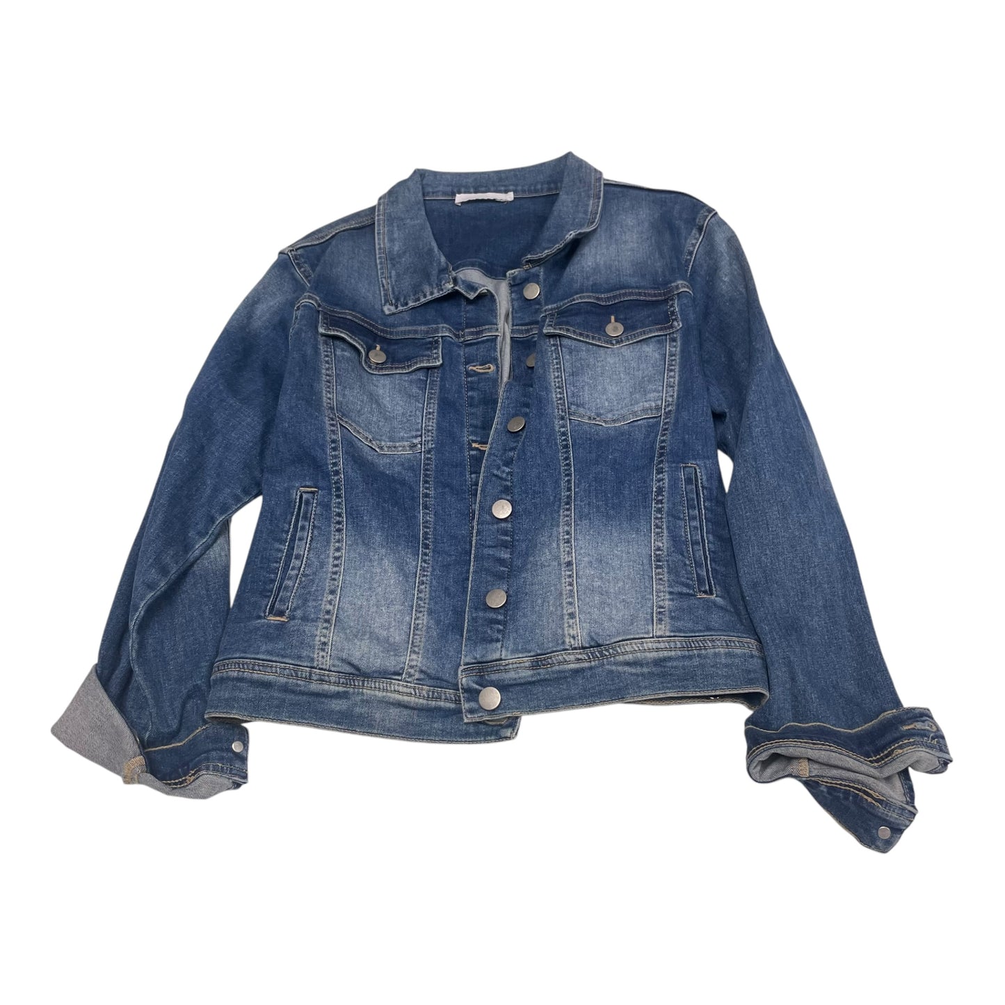 Jacket Denim By Voodoo In Blue Denim, Size: Xl