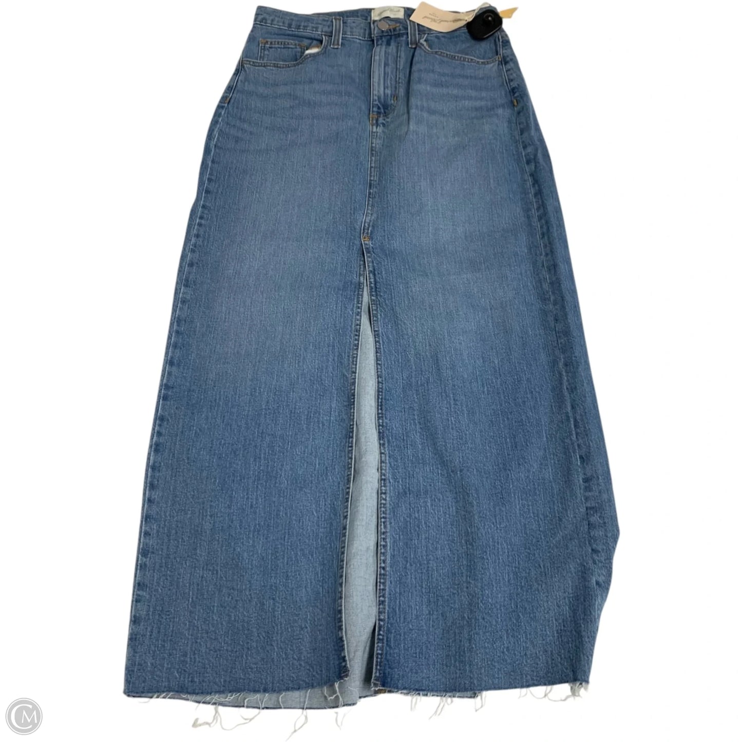 Skirt Maxi By Universal Thread In Blue Denim, Size: S