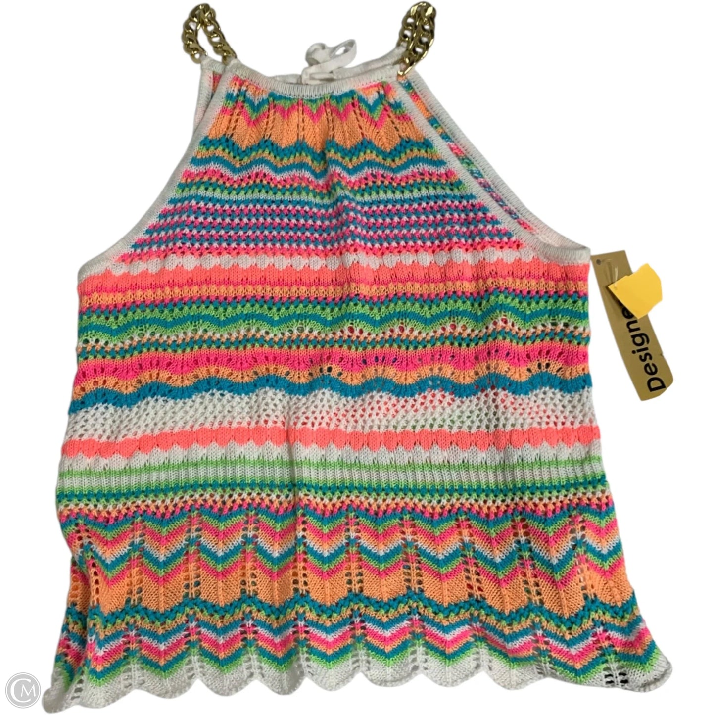 Top Sleeveless Designer By Lilly Pulitzer In Rainbow Print, Size: S