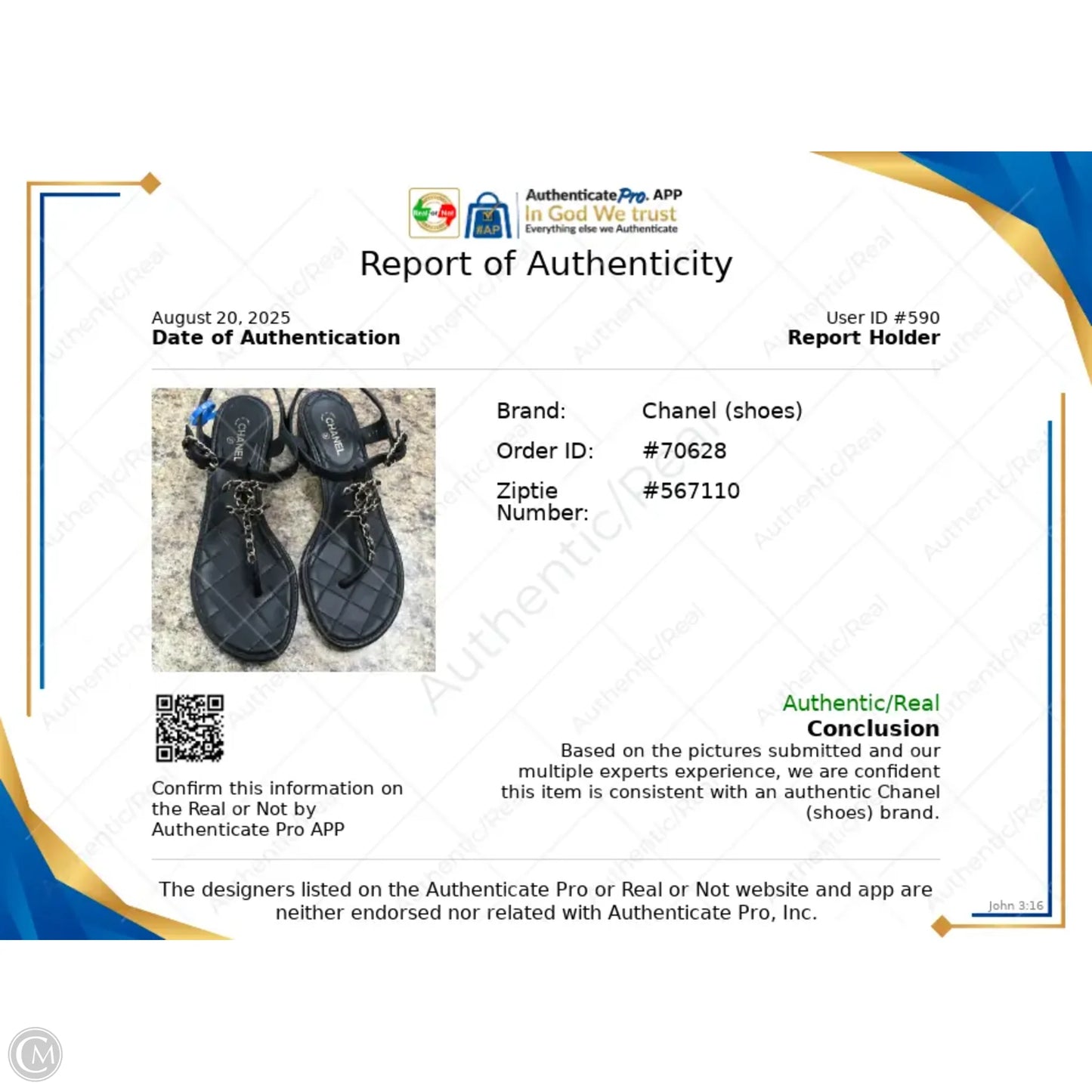 Sandals Luxury Designer By Chanel In Black, Size: 6