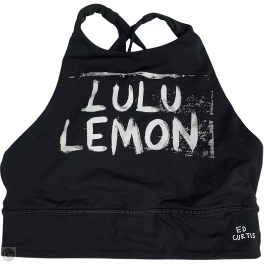 Athletic Bra By Lululemon In Black, Size: S