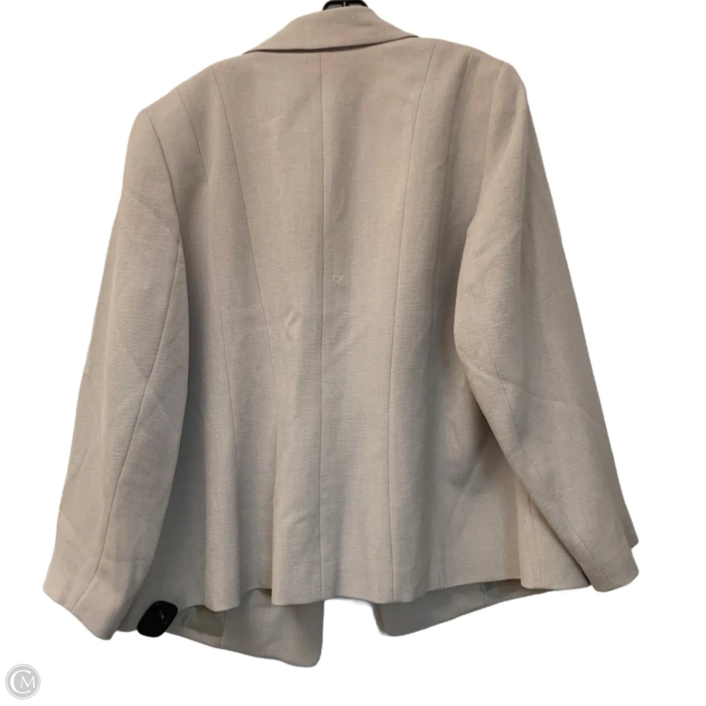 Blazer By Kasper In Cream, Size: 1x