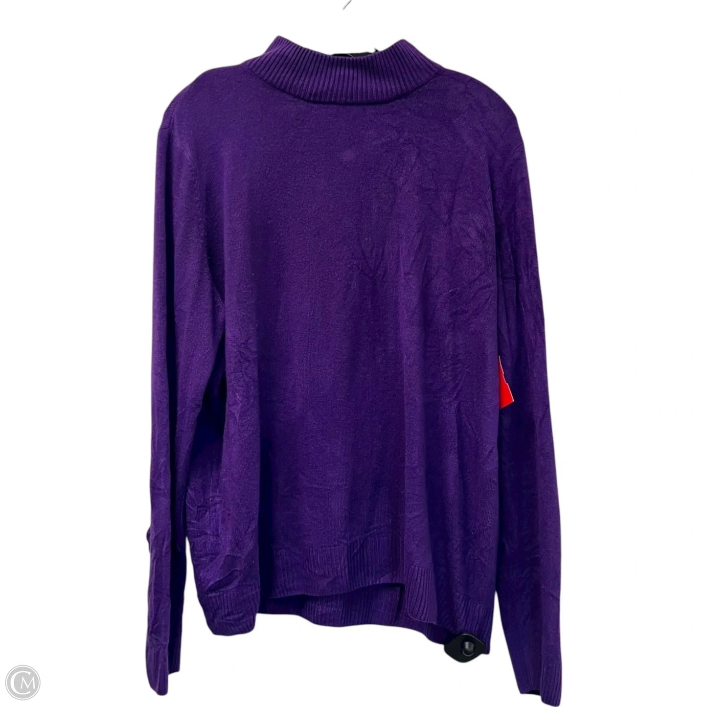 Sweater By Appleseeds In Purple, Size: 2x