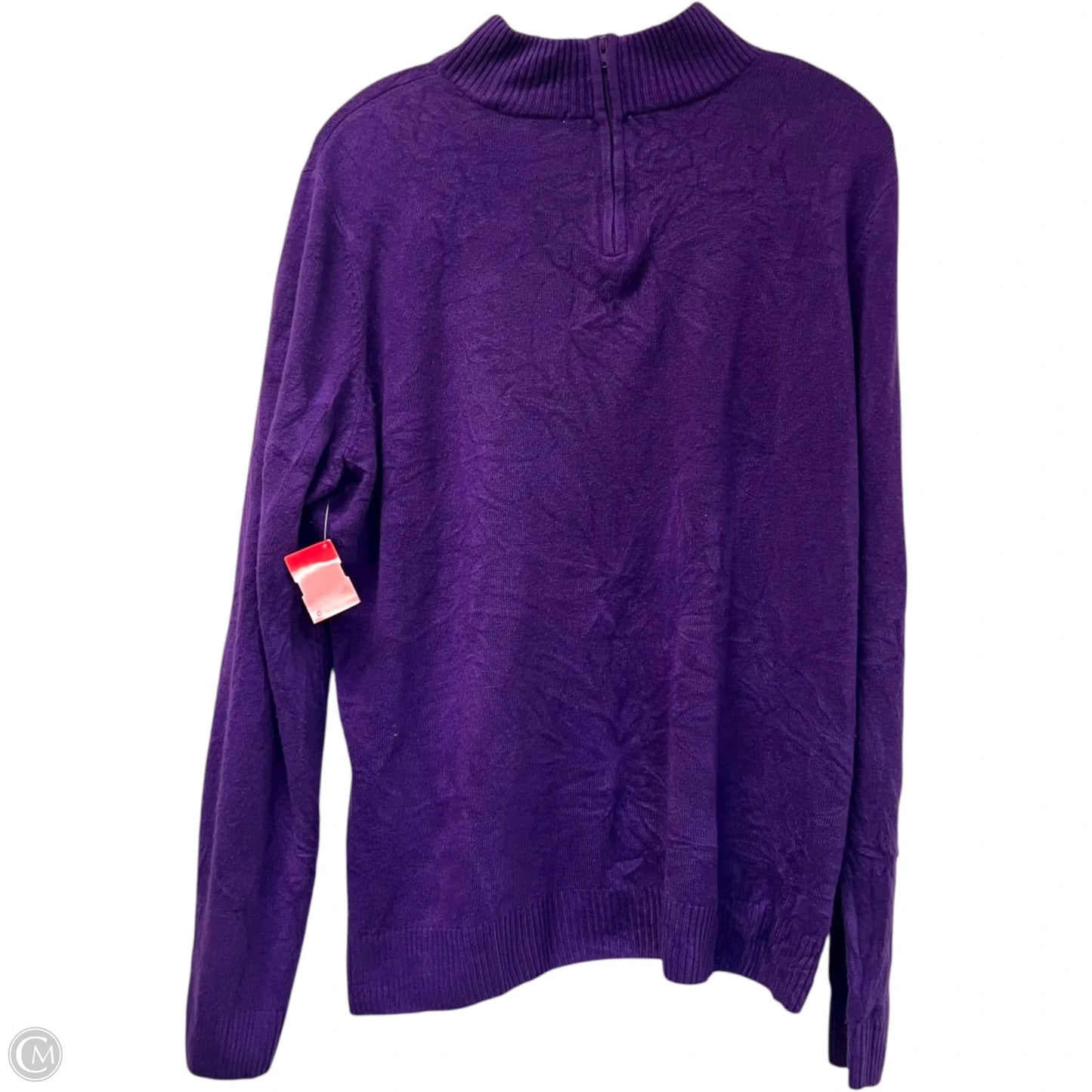 Sweater By Appleseeds In Purple, Size: 2x