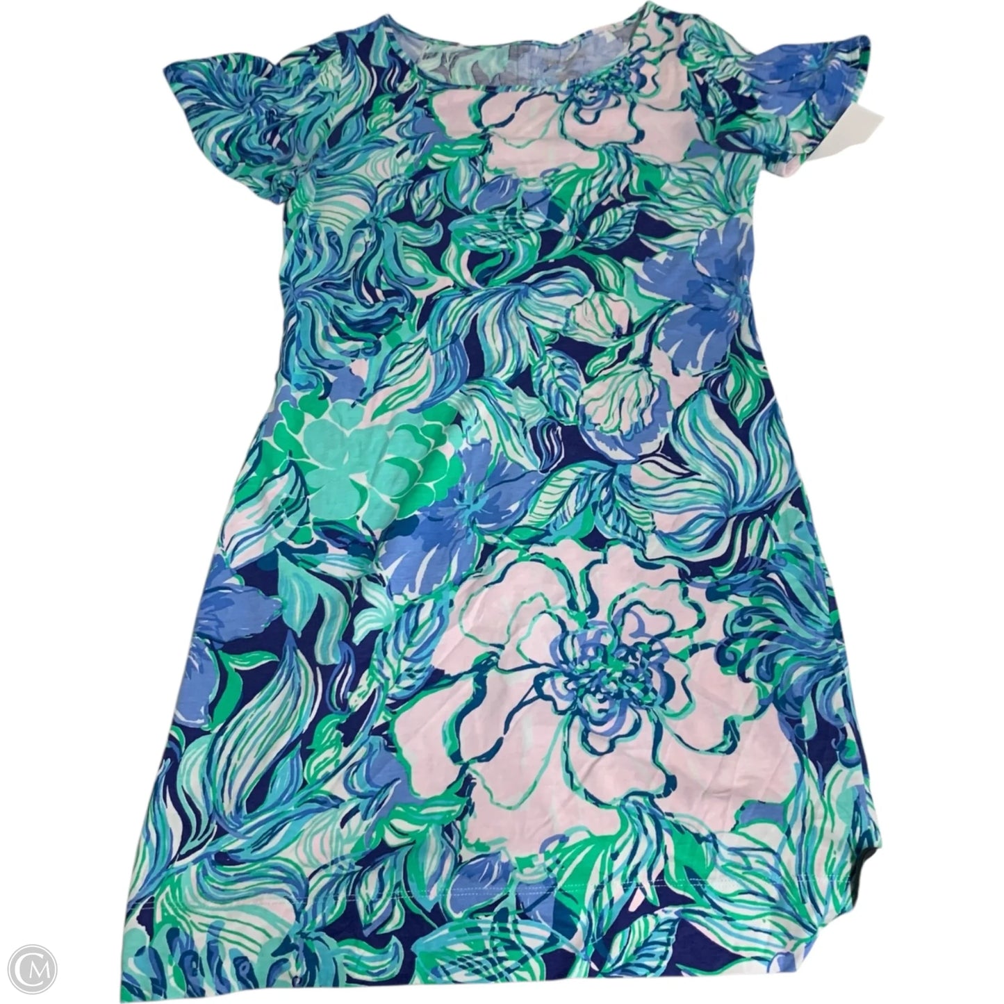 Dress Designer By Lilly Pulitzer In Blue & White, Size: S