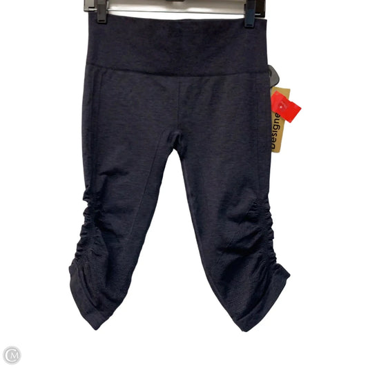 Athletic Leggings Capris By Lululemon In Navy, Size: M