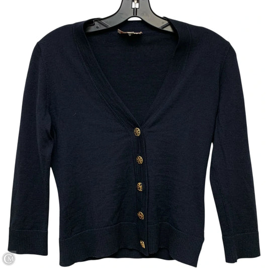 Cardigan Designer By Tory Burch In Navy, Size: Xs