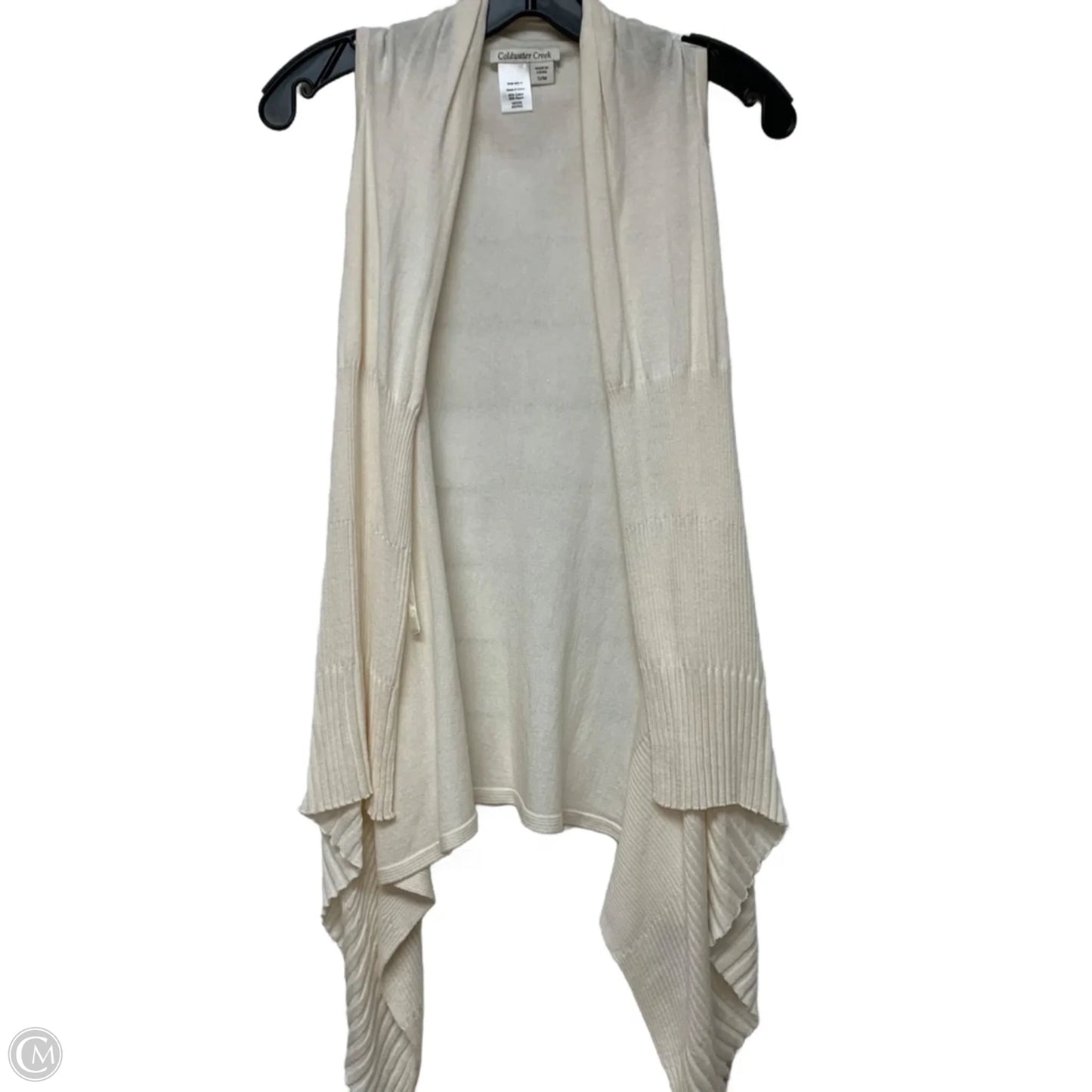 Vest Other By Coldwater Creek In Cream, Size: S