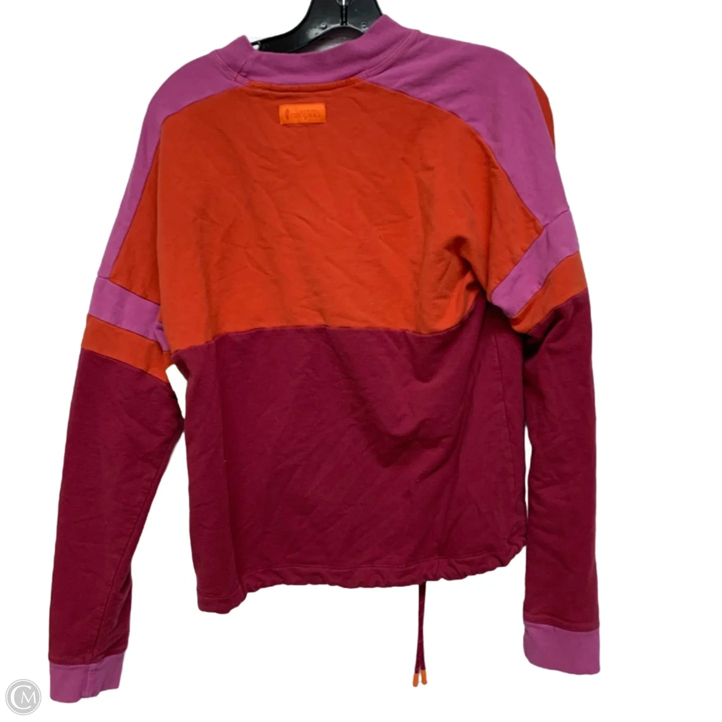 Sweatshirt Crewneck By Cotopaxi In Orange & Pink, Size: M