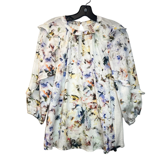 Top Long Sleeve By Dolan Left Coast In White, Size: Xs