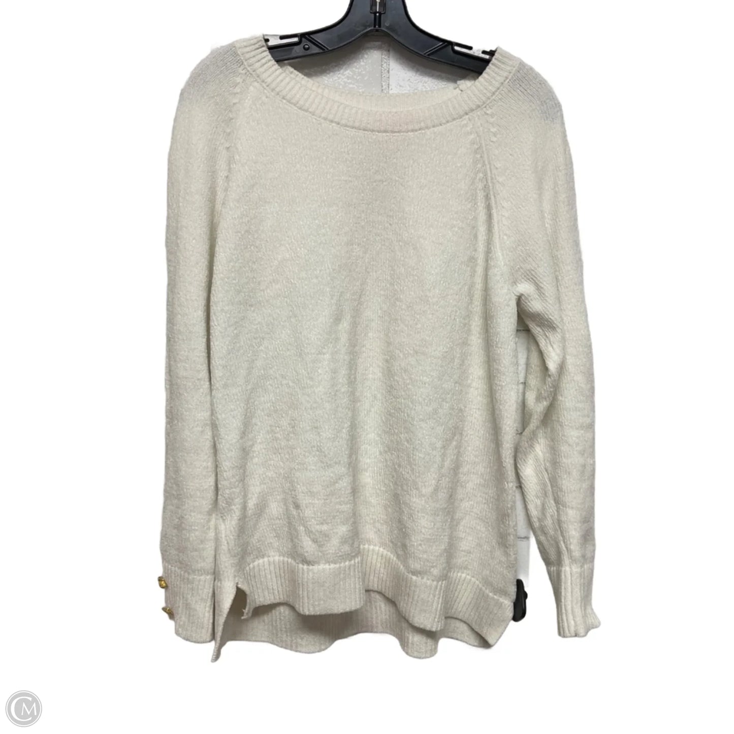 Sweater Designer By Lilly Pulitzer In White, Size: L