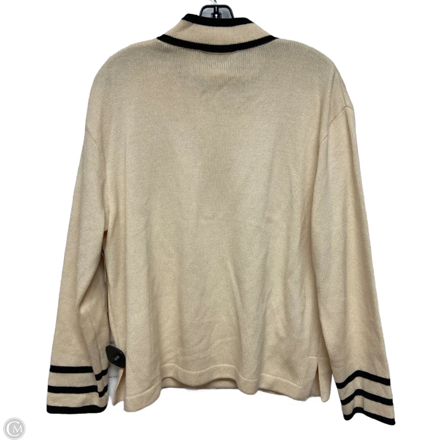 Sweater Luxury Designer By St John Collection In Cream, Size: M
