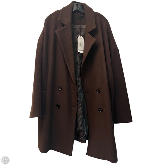 Coat Wool By Universal Standard In Brown, Size: L