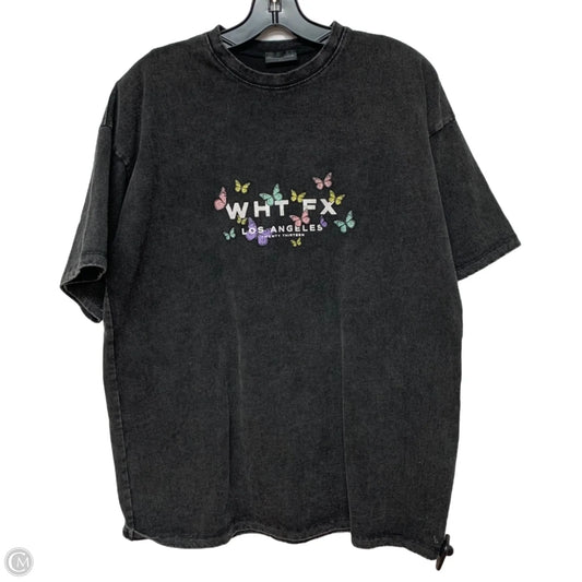 Top Short Sleeve By White Fox In Black, Size: Xs