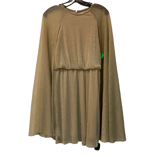 Dress Party Short By Calvin Klein In Gold, Size: S