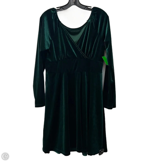 Dress Party Short By Clothes Mentor In Green, Size: Xl