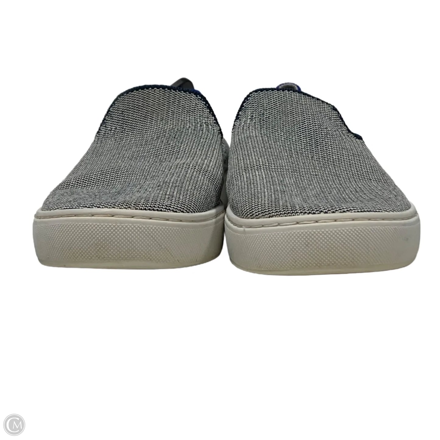 Shoes Flats By Rothys In Blue & White, Size: 10.5