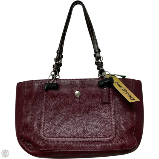 Handbag Designer By Coach, Size: Medium