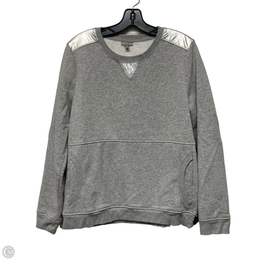 Sweatshirt Crewneck By Talbots In Grey, Size: L