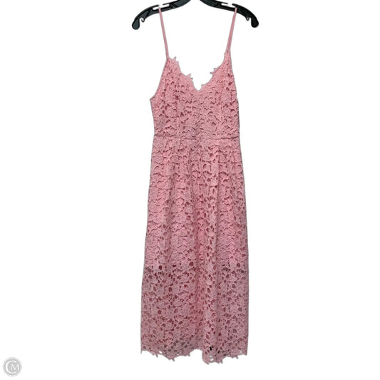 Dress Party Midi By Astr The Label In Pink, Size: L