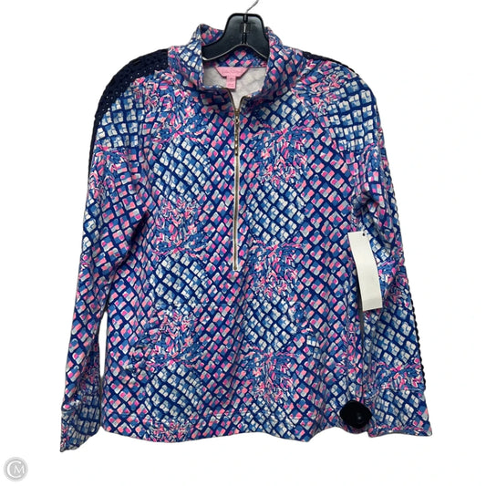 Sweatshirt Designer By Lilly Pulitzer In Blue & Pink, Size: M