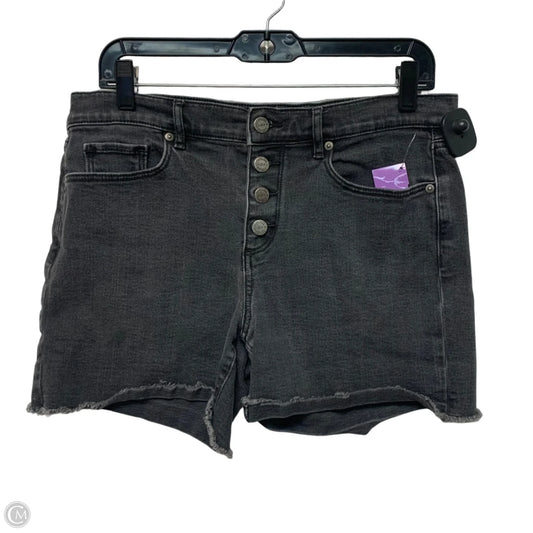 Shorts By Loft In Black Denim, Size: 8