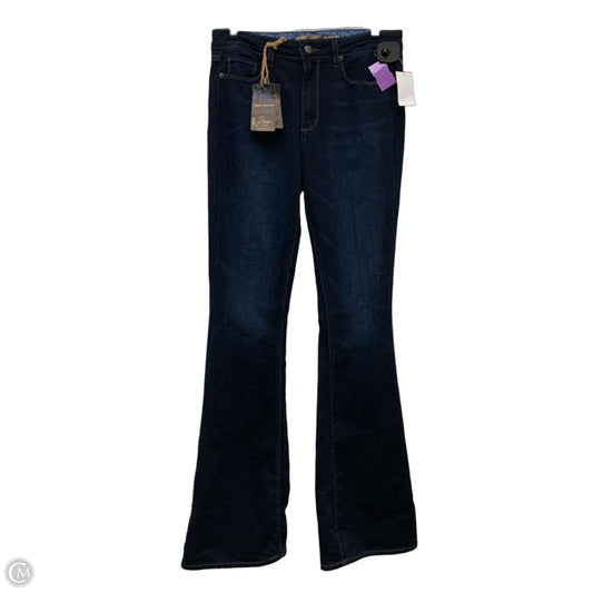 Jeans Flared By Paige In Blue Denim, Size: 10