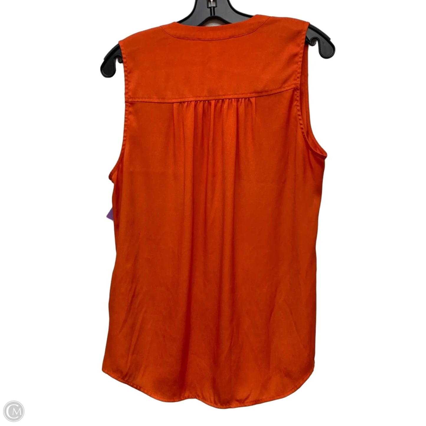 Blouse Sleeveless By Michael By Michael Kors In Orange, Size: L