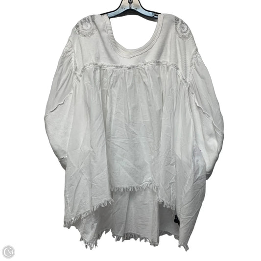 Top Short Sleeve By Free People In White, Size: Xs