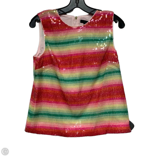 Blouse Sleeveless By J. Crew In Multi-colored, Size: Xs