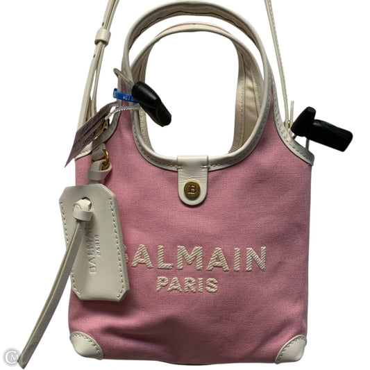 Crossbody Luxury Designer By Balmain, Size: Small