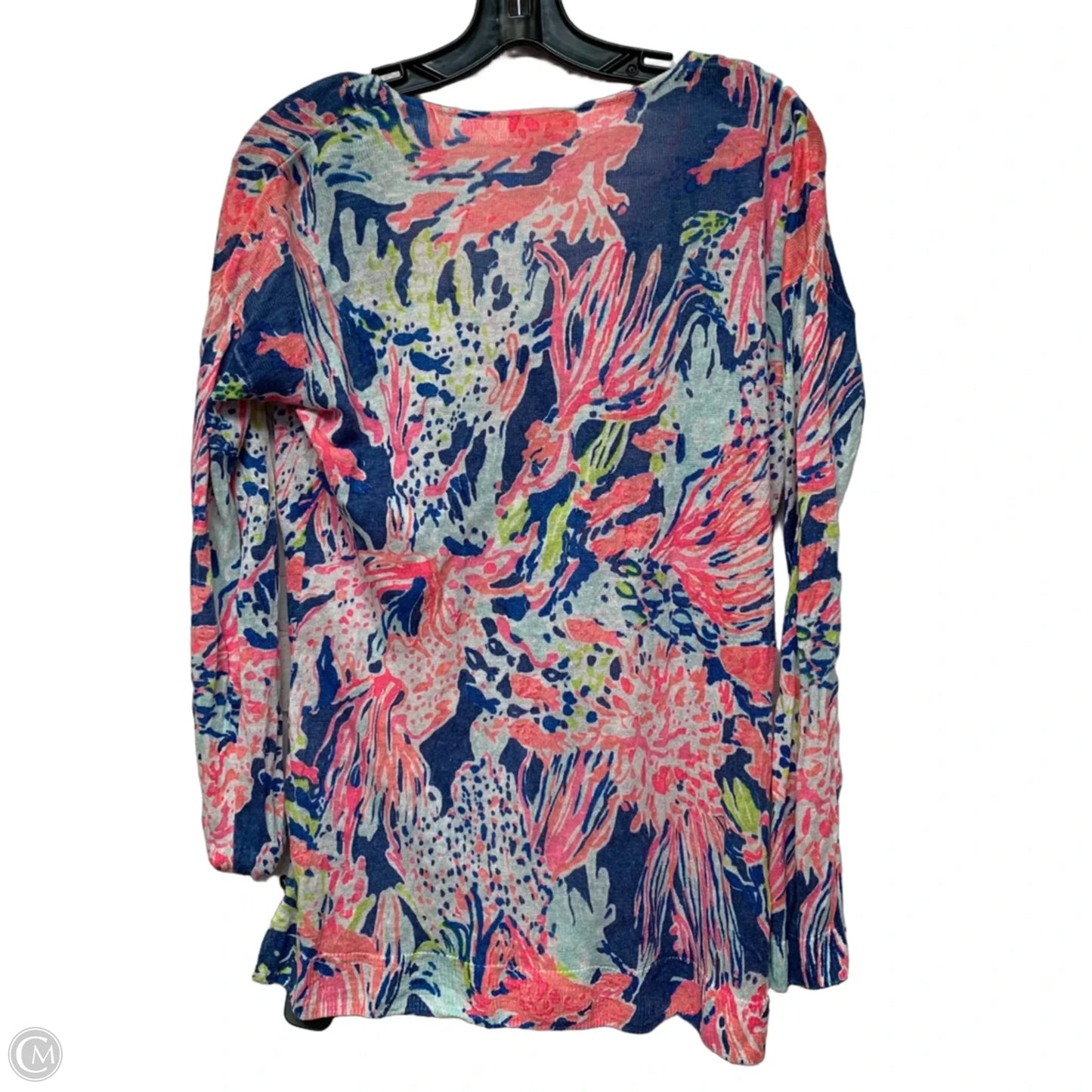 Top Long Sleeve Designer By Lilly Pulitzer In Multi-colored, Size: M