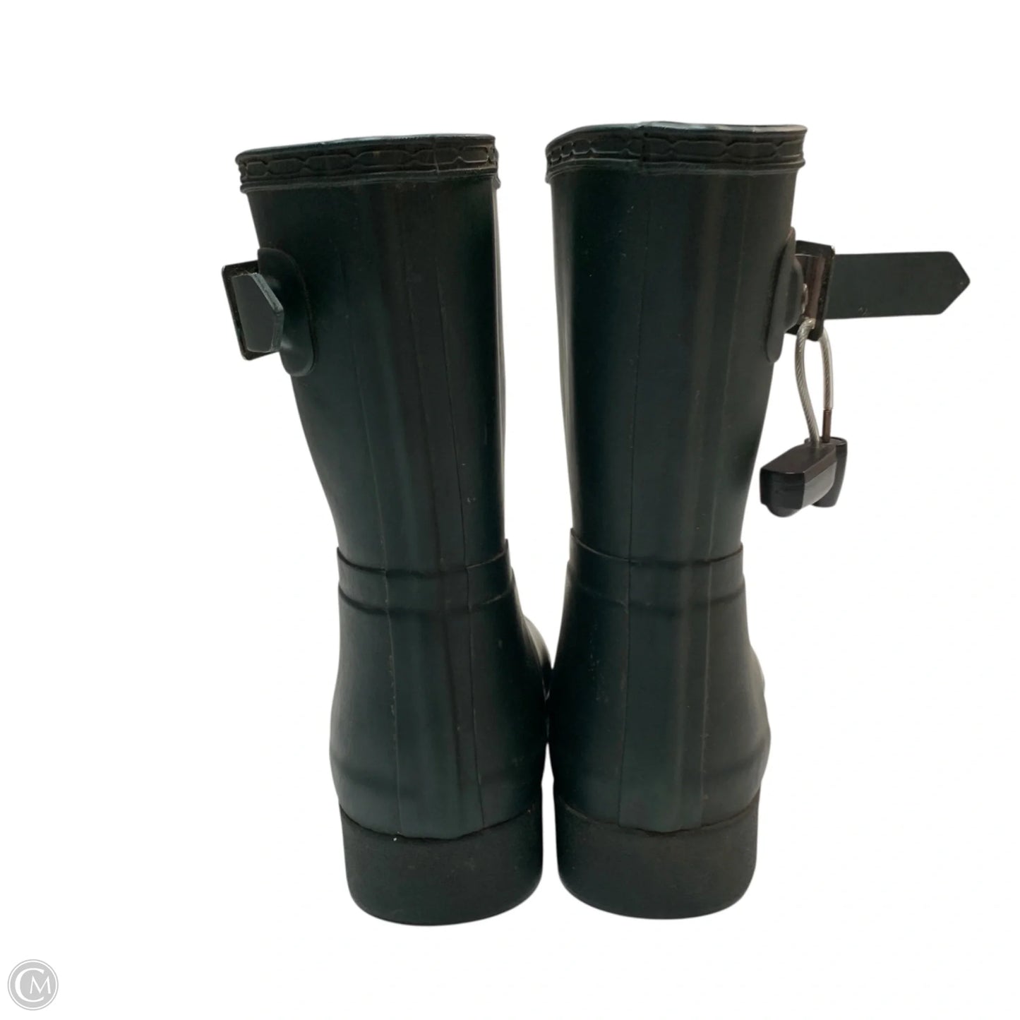 Boots Designer By Hunter In Green, Size: 6