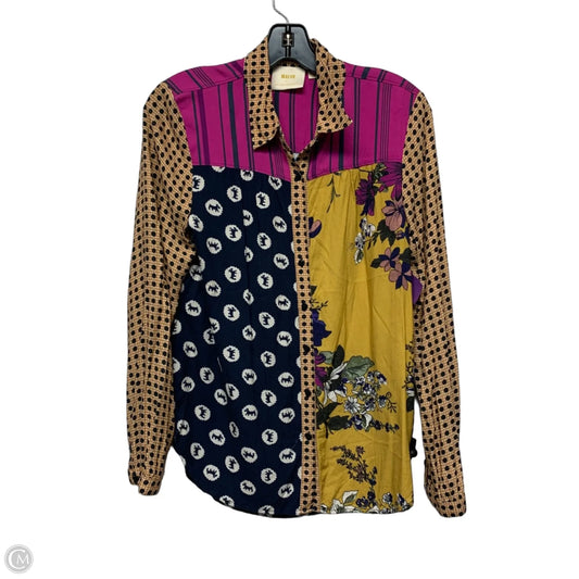 Top Long Sleeve By Maeve In Multi-colored, Size: S