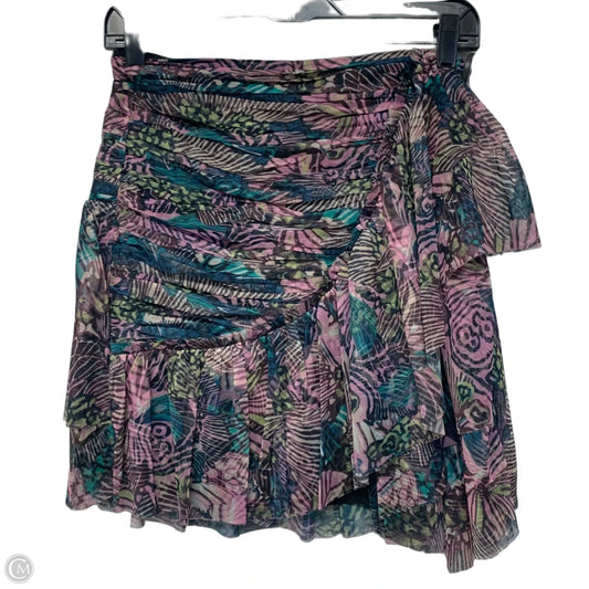 Skirt Mini & Short By Anthropologie In Purple, Size: Xs