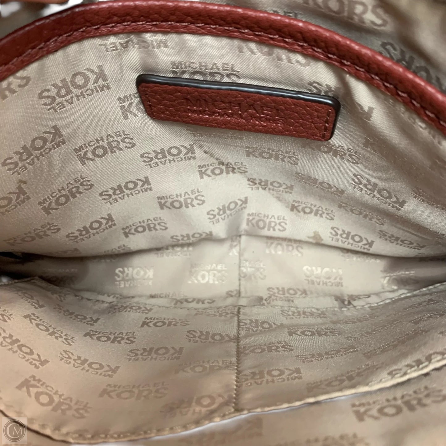 Crossbody Designer By Michael Kors, Size: Medium