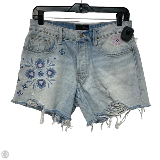 Shorts By Lucky Brand In Blue Denim, Size: 4